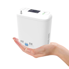 1-6 Settings Adjustable Pulse&Continuous Flow Small Portable O2 Concentrator Oxygen Generator with Rechargeable Battery HCN-06
