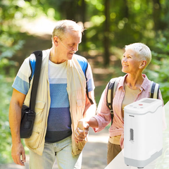 1-5L Continuous Flow Portable Battery Oxygen Concentrator 90% High Purity Oxygen Machine for Travel HCN-5B