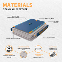 11′ Foot Inflatable Paddle Board 350 LBS Capacity Stand Paddle Board - Pro