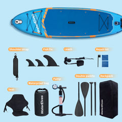 11′ Foot Inflatable Paddle Board 350 LBS Capacity Stand Paddle Board - Pro