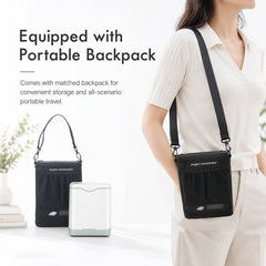 Low Noise 1-5L Adjustable Continuous Flow Portable Oxygen Concentrator with Removable Battery Lightweight Travel Oxygen Machine HCN-5B
