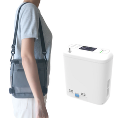 1-6 Settings Adjustable Pulse&Continuous Flow Small Portable Concentrator Oxygen Machine with Rechargeable Battery HCN-06