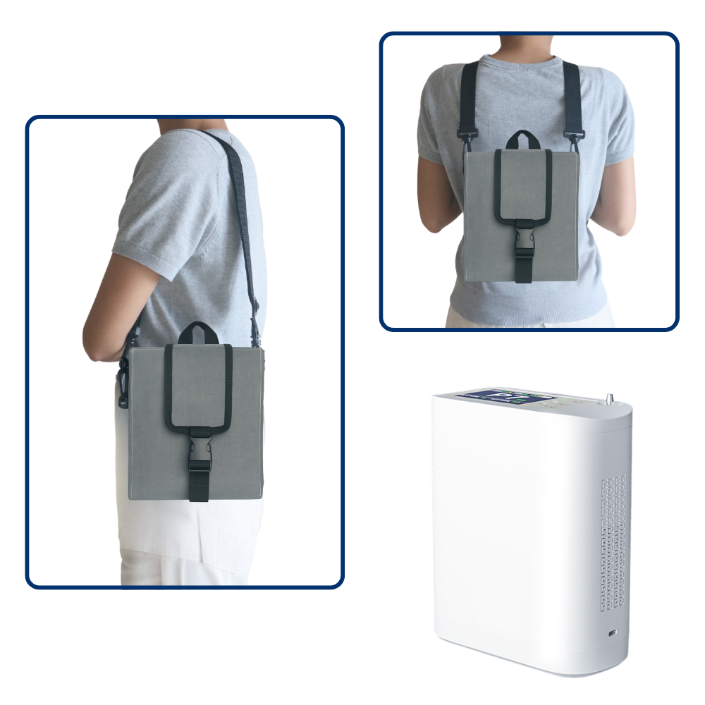 Hot Sale Small 1-8L Continuous&Pulse Flow Portable Oxygen Concentrator With Long-life Battery Low Noise For Travel Use POC-08