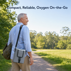 2026 New Small 1-8L Continuous&Pulse Flow Portable Oxygen Concentrator with 5.5 Hours Battery POC-08