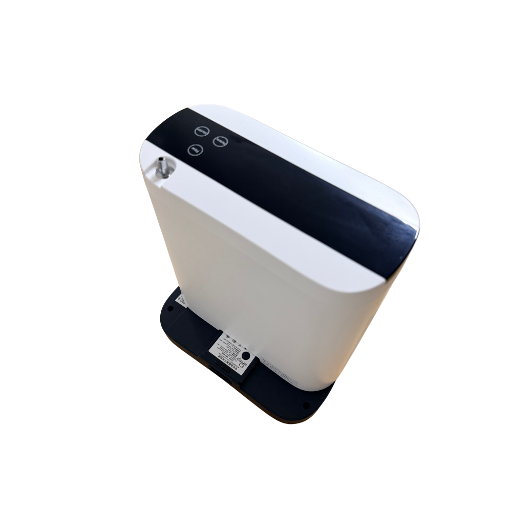 1-10L Continuous and Pulse Flow Small Portable Oxygen Concentrator with 5 Hours Battery Low Noise Work All Night POC-10