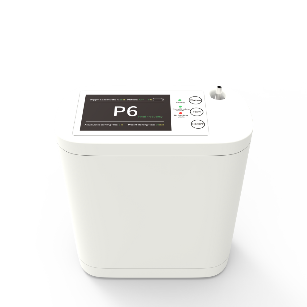 New Arrival Small Portable 1-8L Continuous& Pulse Flow Oxygen Concentrator With 5.5 Hours Battery Work Continuously All Night POC-08