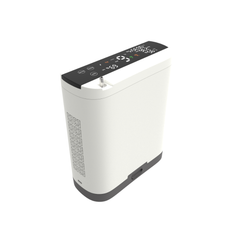 1-10L Continuous and Pulse Flow Small Portable Oxygen Concentrator with 5 Hours Battery Low Noise Work All Night POC-10